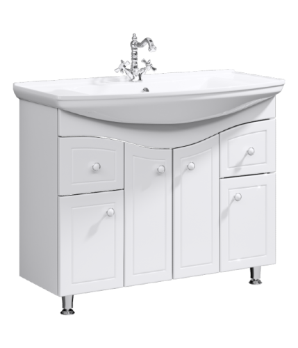 Тумба с умывальником AQWELLA Franchesca 105,5 Белый FR0110